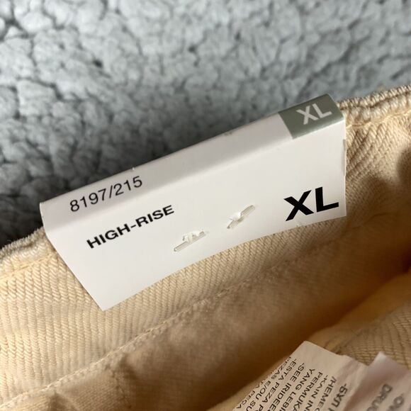 zara high waist wide leg pants Women’s XL (32 Waist)‎ cream 8197/215 New Office - Picture 12 of 16